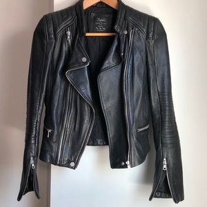 Zara leather jacket